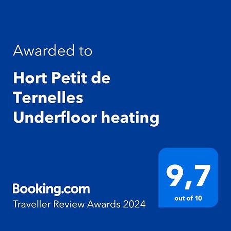 הוילה פוינסה Hort Petit De Ternelles Underfloor Heating מראה חיצוני תמונה